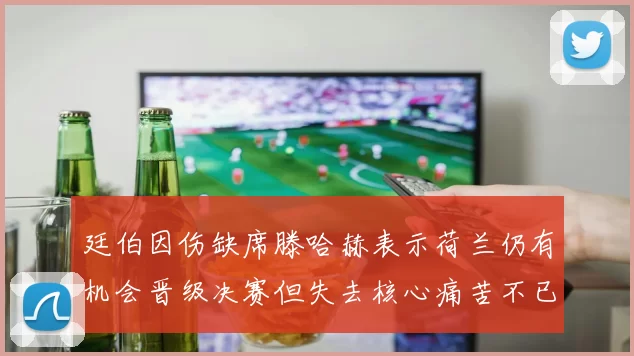 廷伯因伤缺席滕哈赫表示荷兰仍有机会晋级决赛但失去核心痛苦不已
